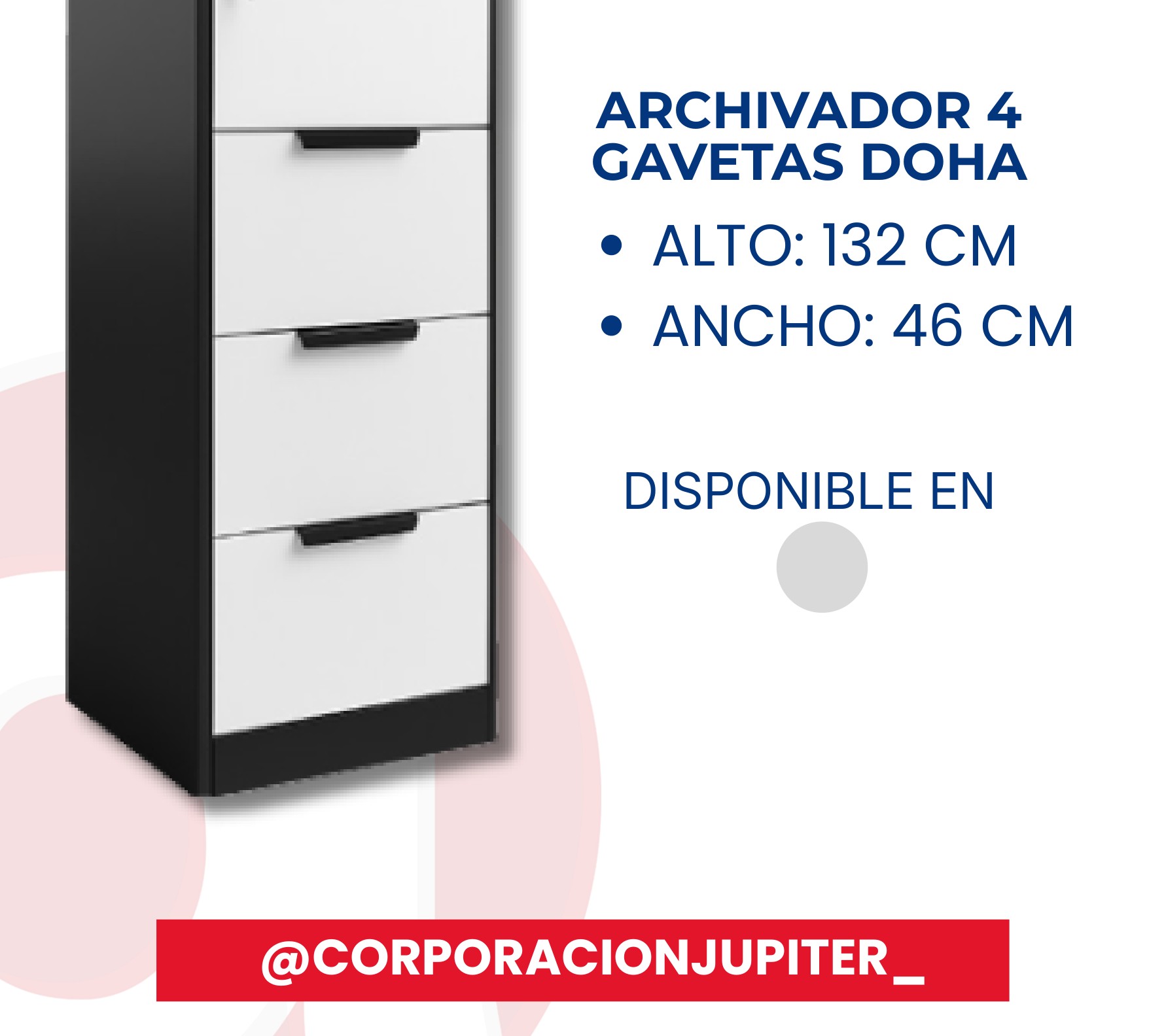 Archivador 4 Gavetas Doha