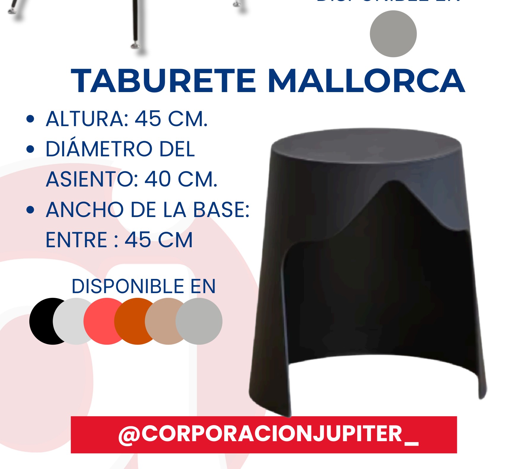 Taburete Mallorca