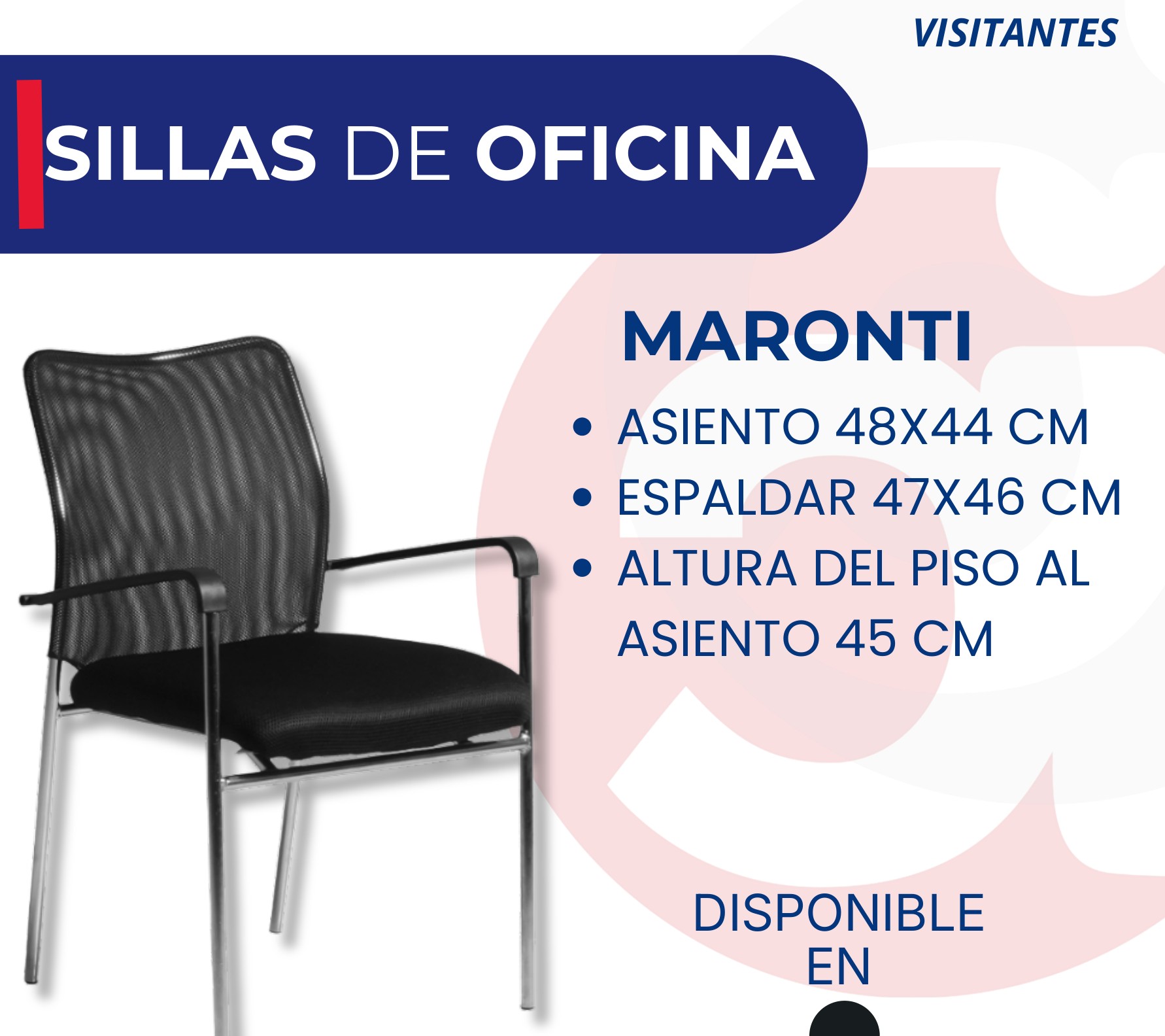 Silla Visitante Maronti