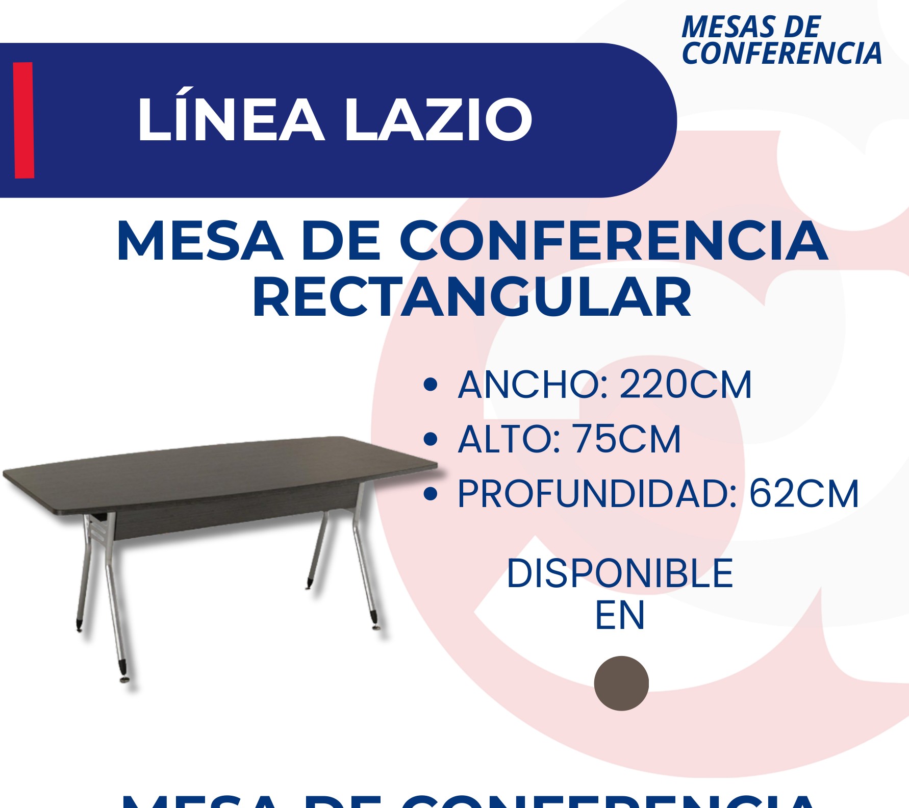 Mesa De Conferencia Rectangular