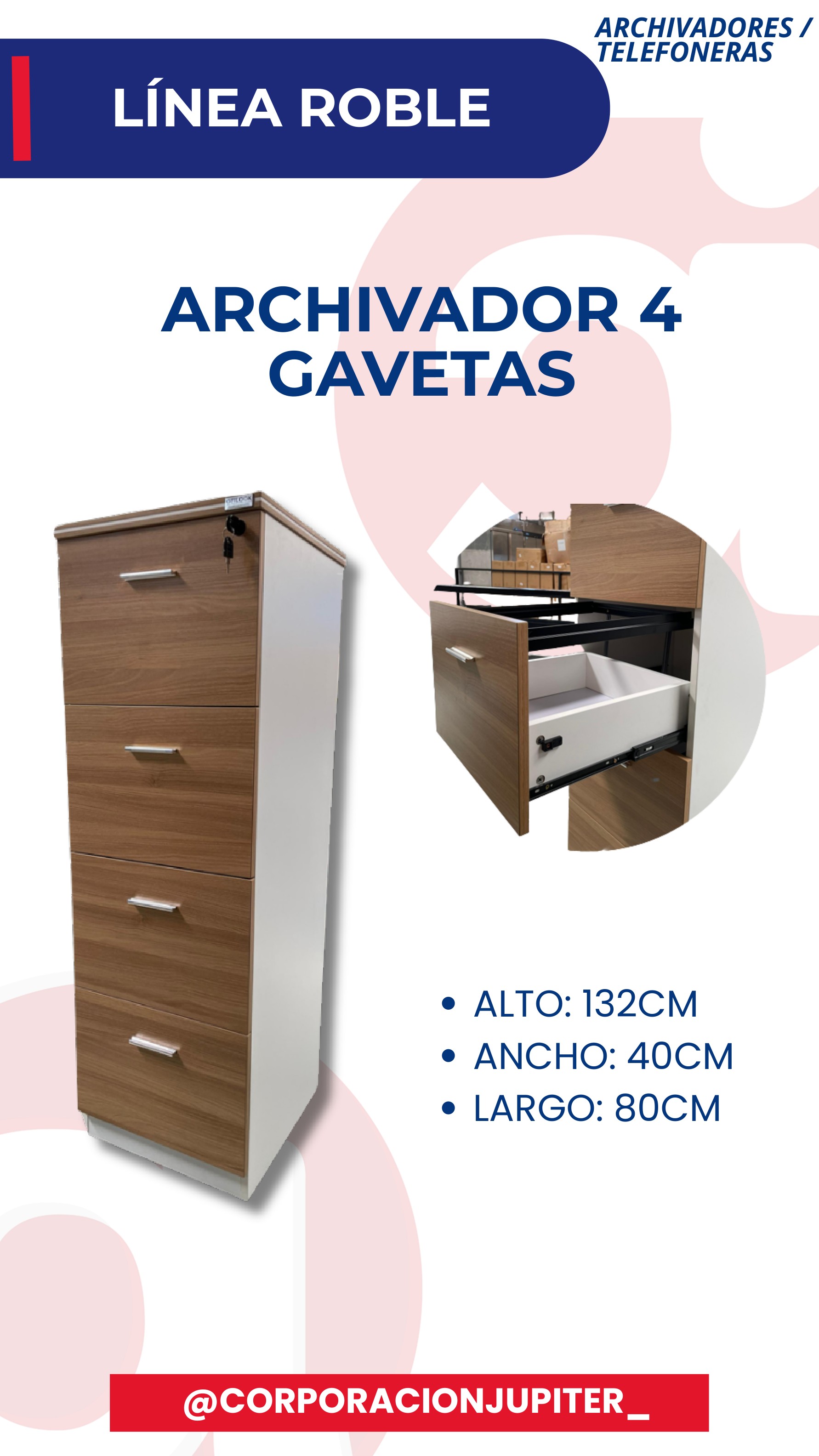 Archivador 4 Gavetas