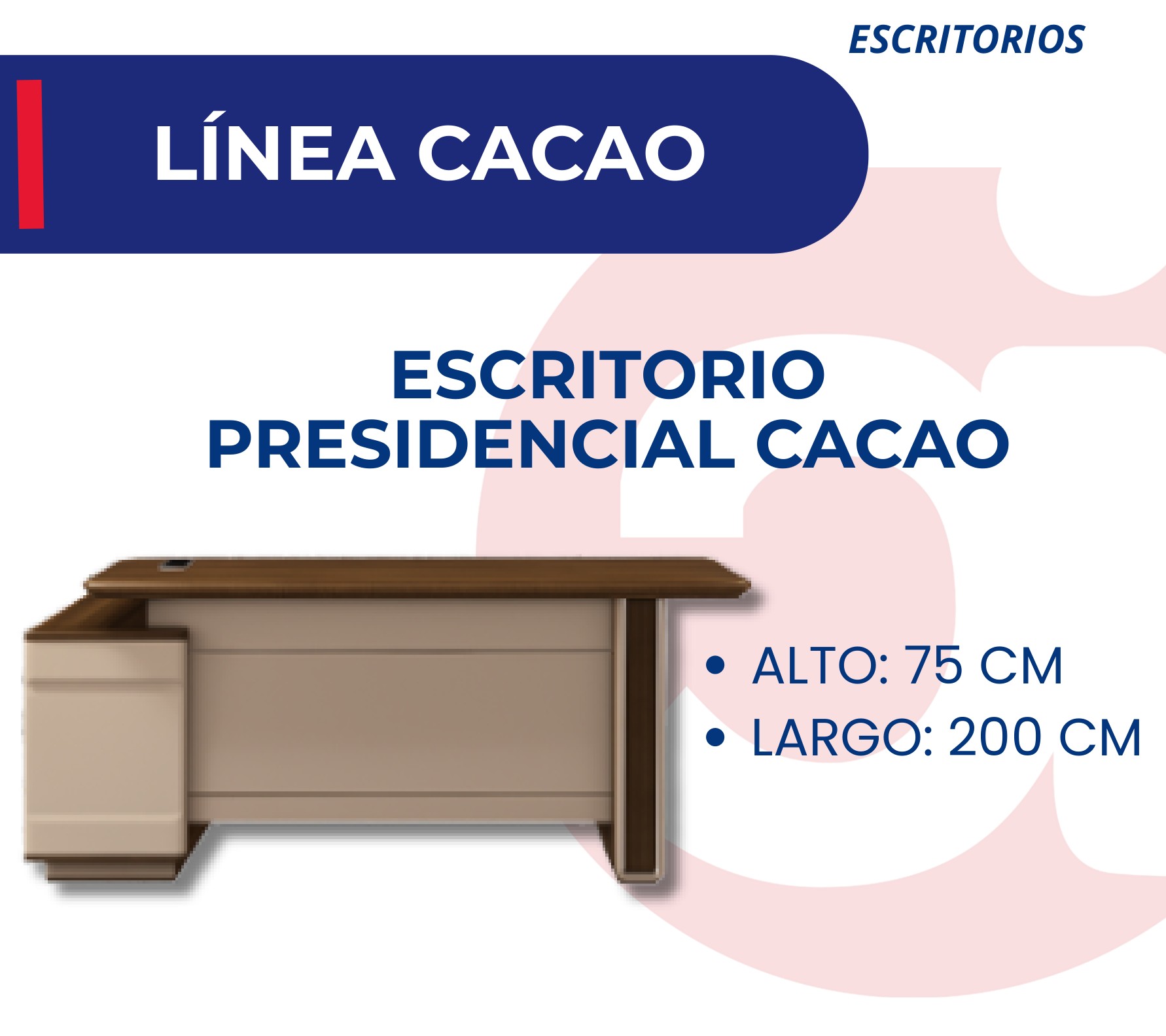 Escritorio Presidencial Cacao