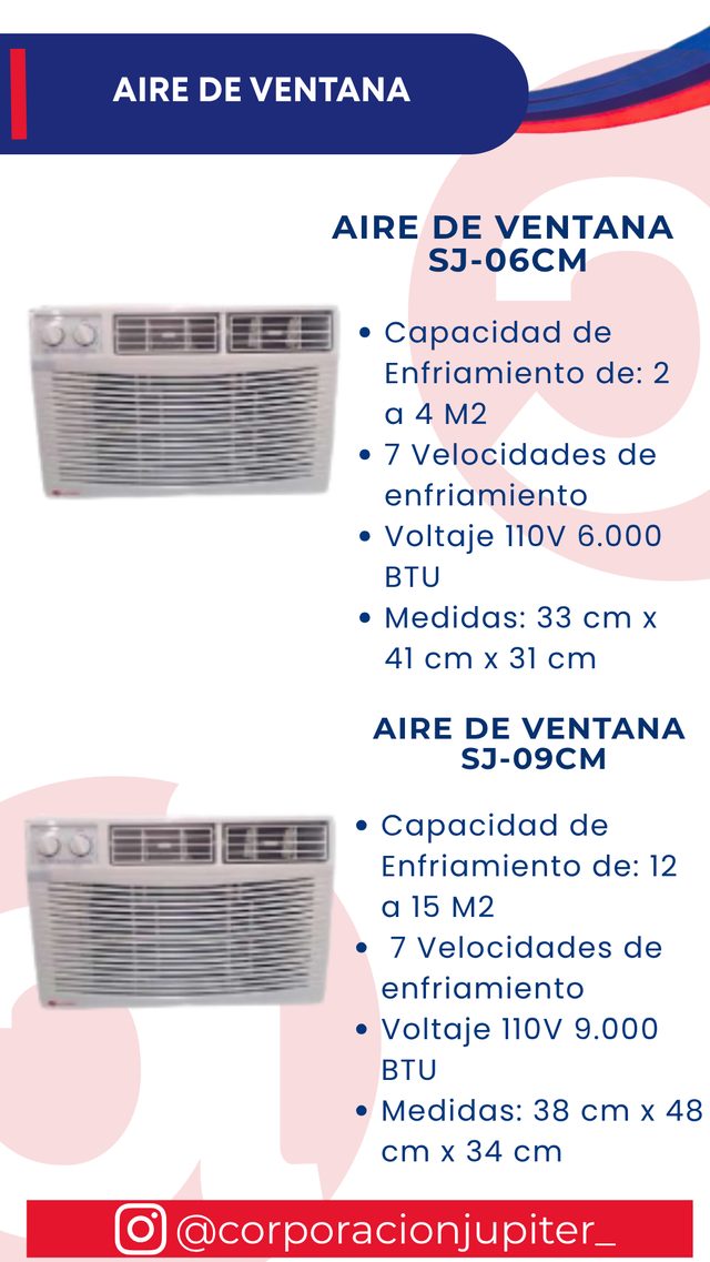 Aire de Ventana SJ-06CM / Aire de Ventana SJ-09CM