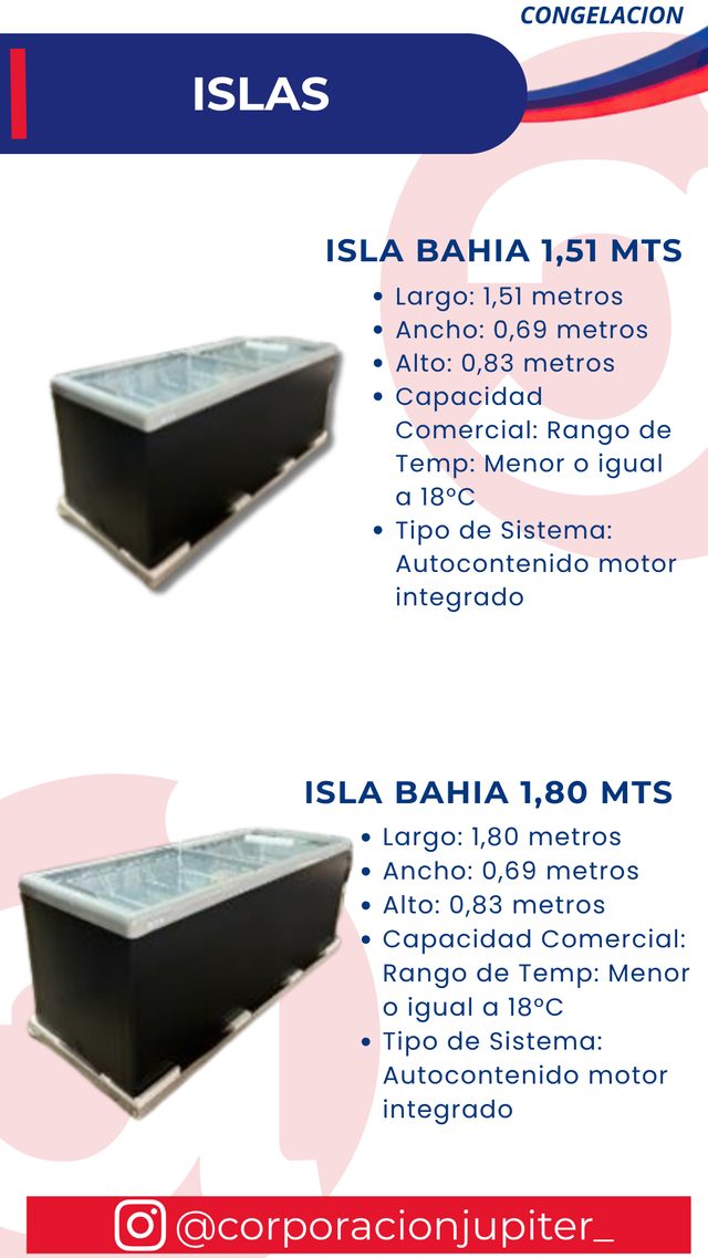 Isla Bahia 1,51 Mts / Isla Bahia 1,80 Mts