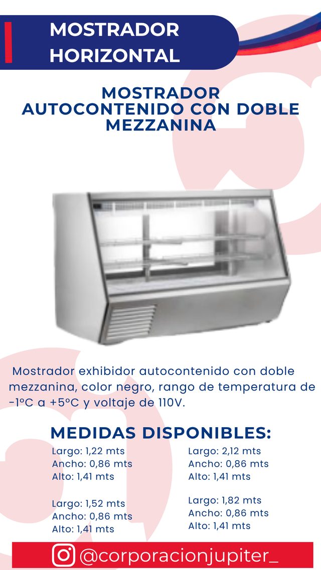 Mostrador Autocontenido con Doble Mezzanina